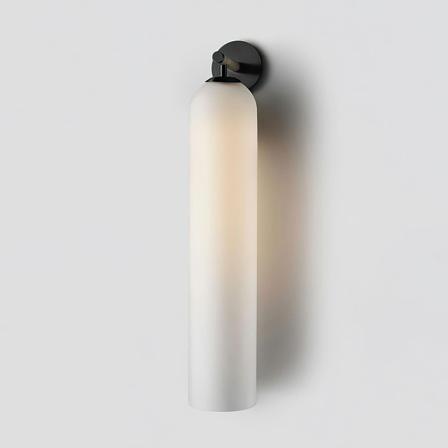 Luvia | Elegant cylindrisk art deco glas væglampe
