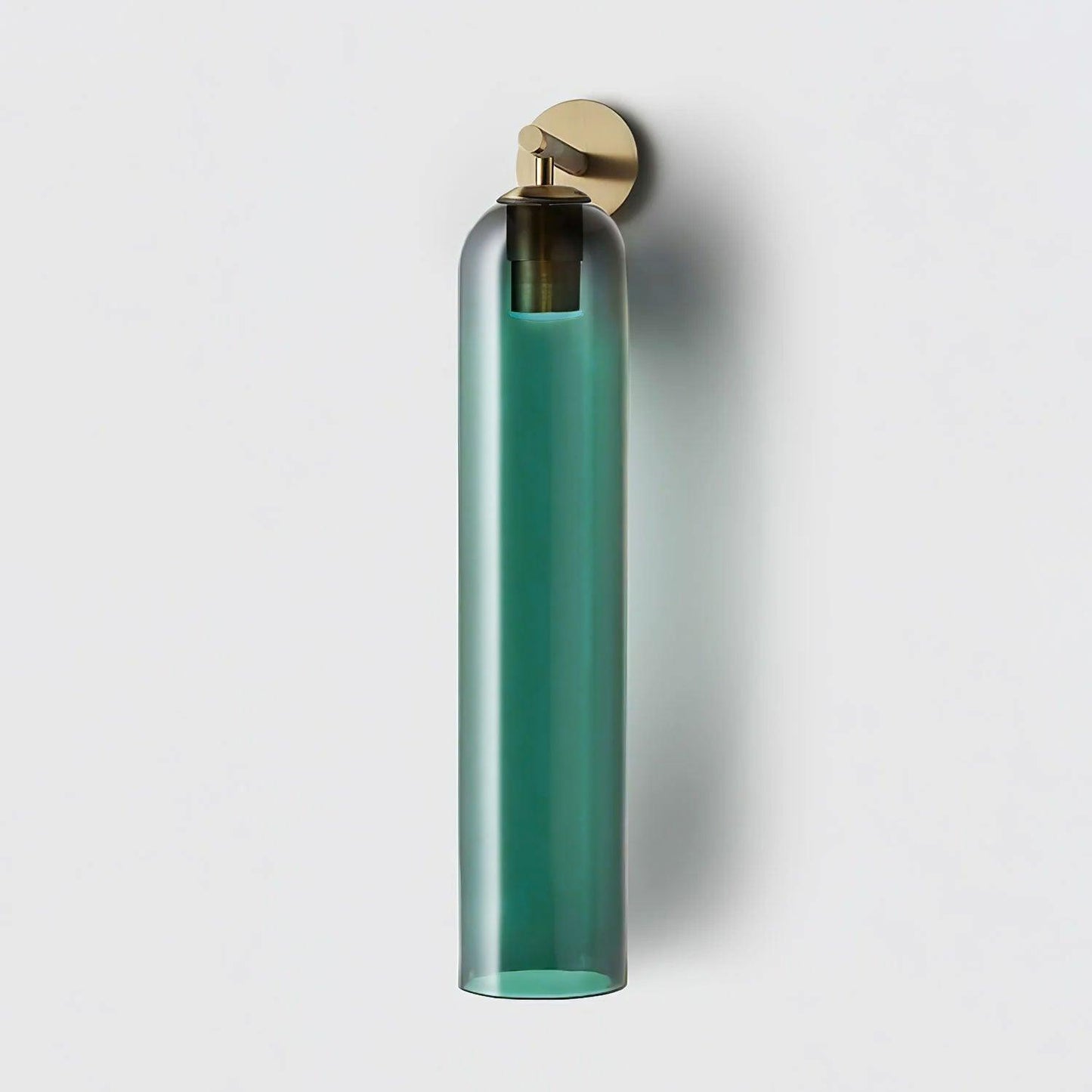 Luvia | Elegant cylindrisk art deco glas væglampe