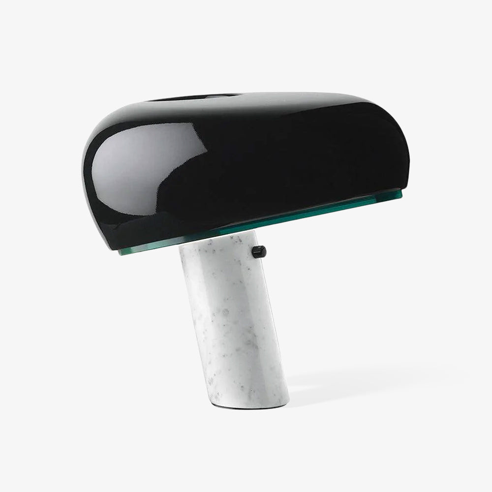 Kendrivol | Kuppelformet silhuet italiensk marmor accent bordlampe