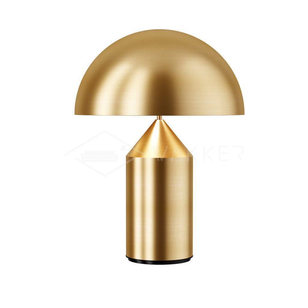 Zonthara | Avantgarde geometrisk skulpturel silhuet metal bordlampe