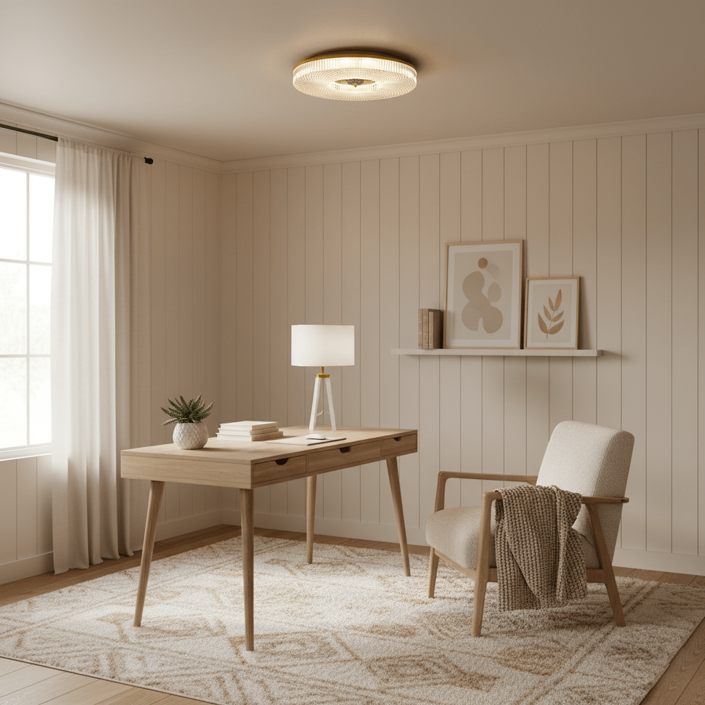 Corissam | Slank skive moderne geometrisk overflademonteret loftslampe