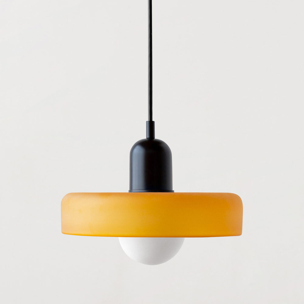 Vetro | Bauhaus-stil farvet glaspendel