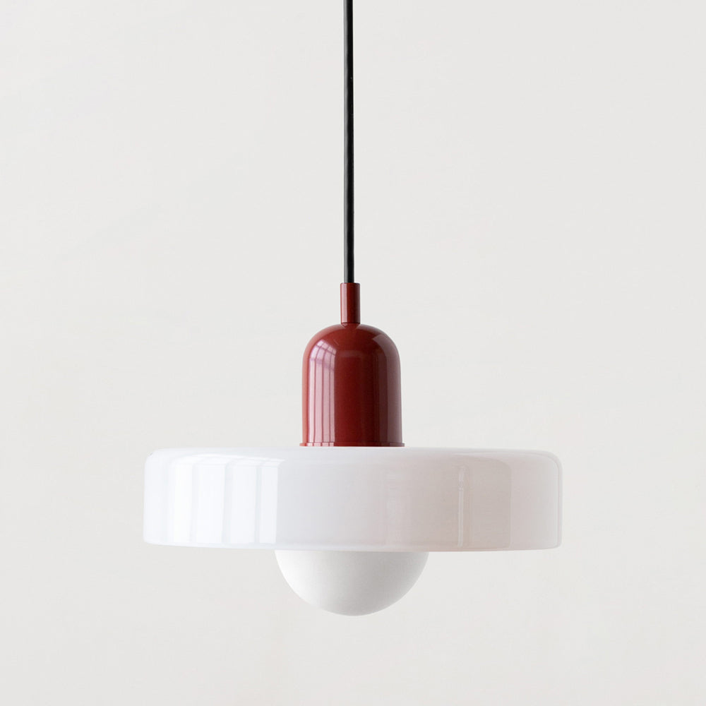 Vetro | Bauhaus-stil farvet glaspendel