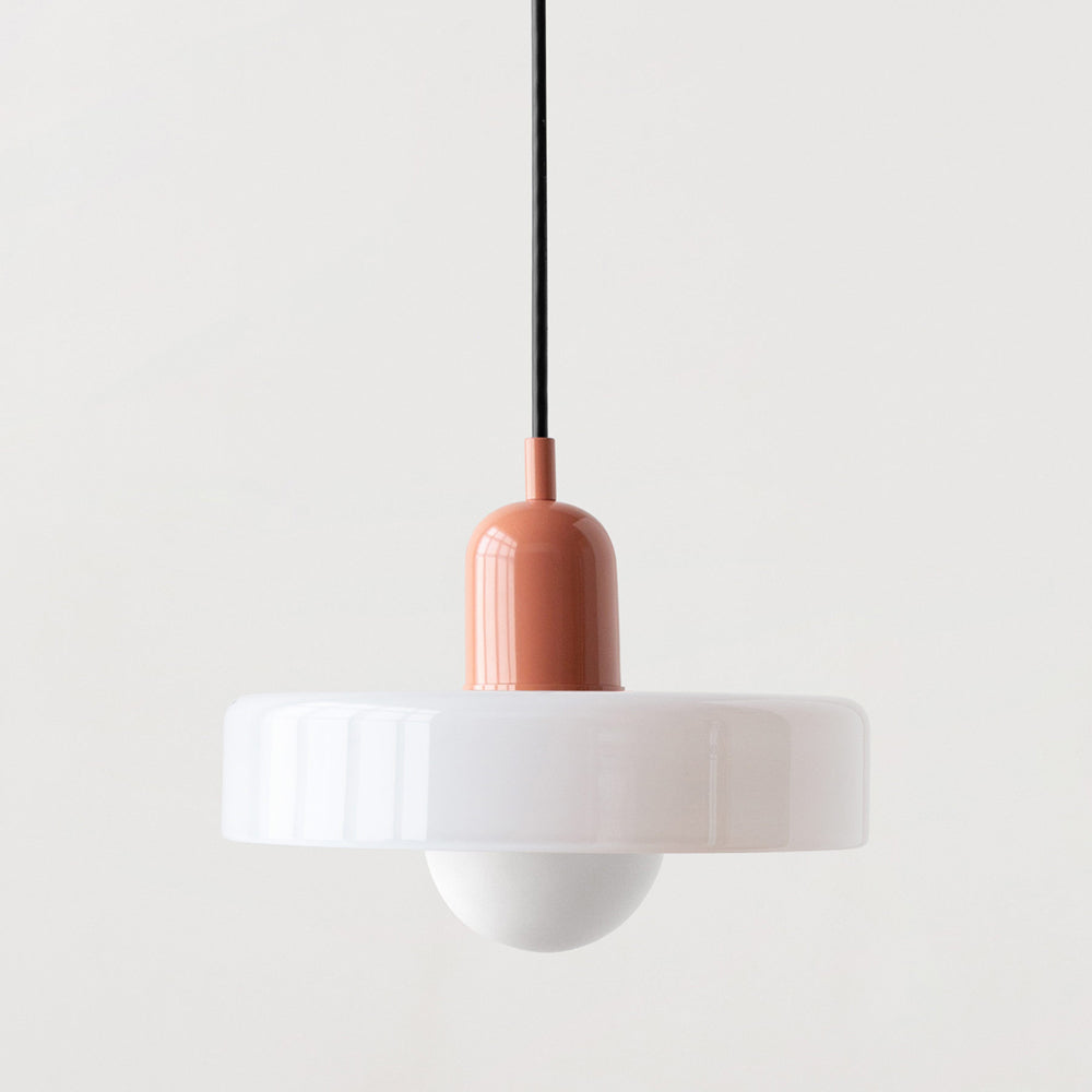 Vetro | Bauhaus-stil farvet glaspendel