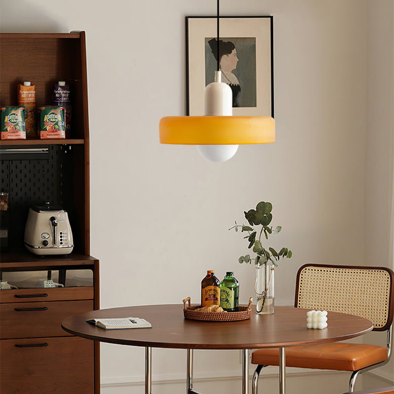 Vetro | Bauhaus-stil farvet glaspendel