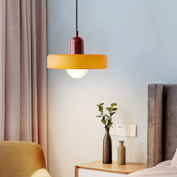 Vetro | Bauhaus-stil farvet glaspendel