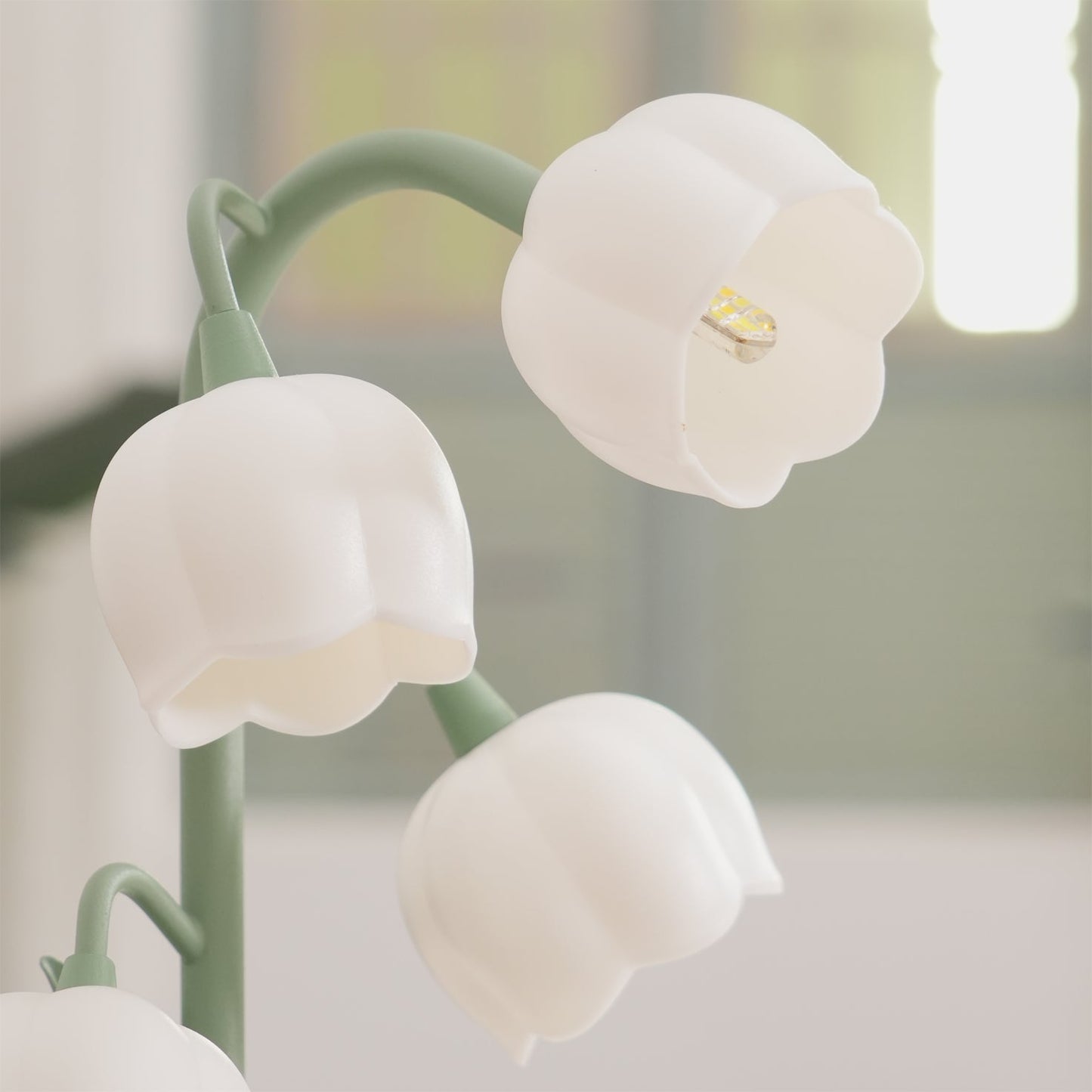 Tulipanformet Orchid Blomstret Bordlampe