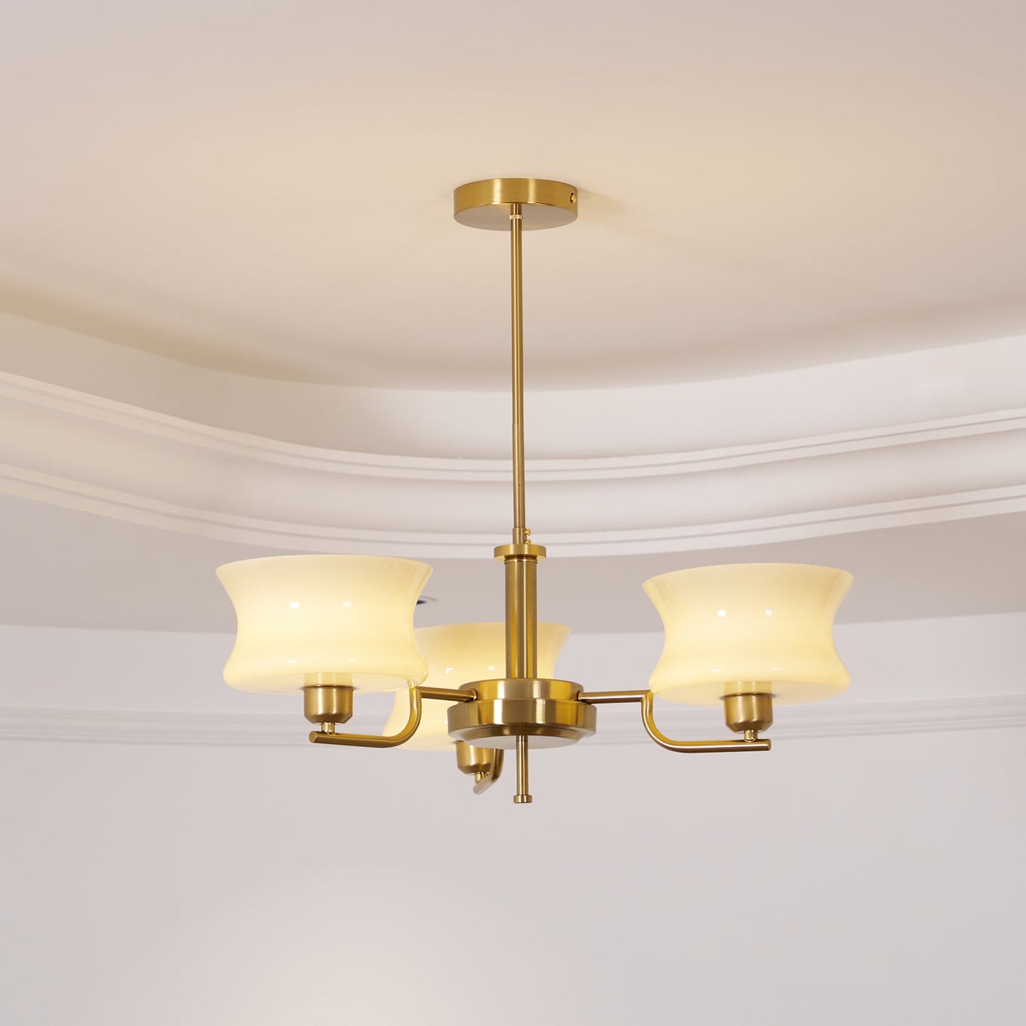 Kendroma | Antik-inspireret buet globus glas loftslampe