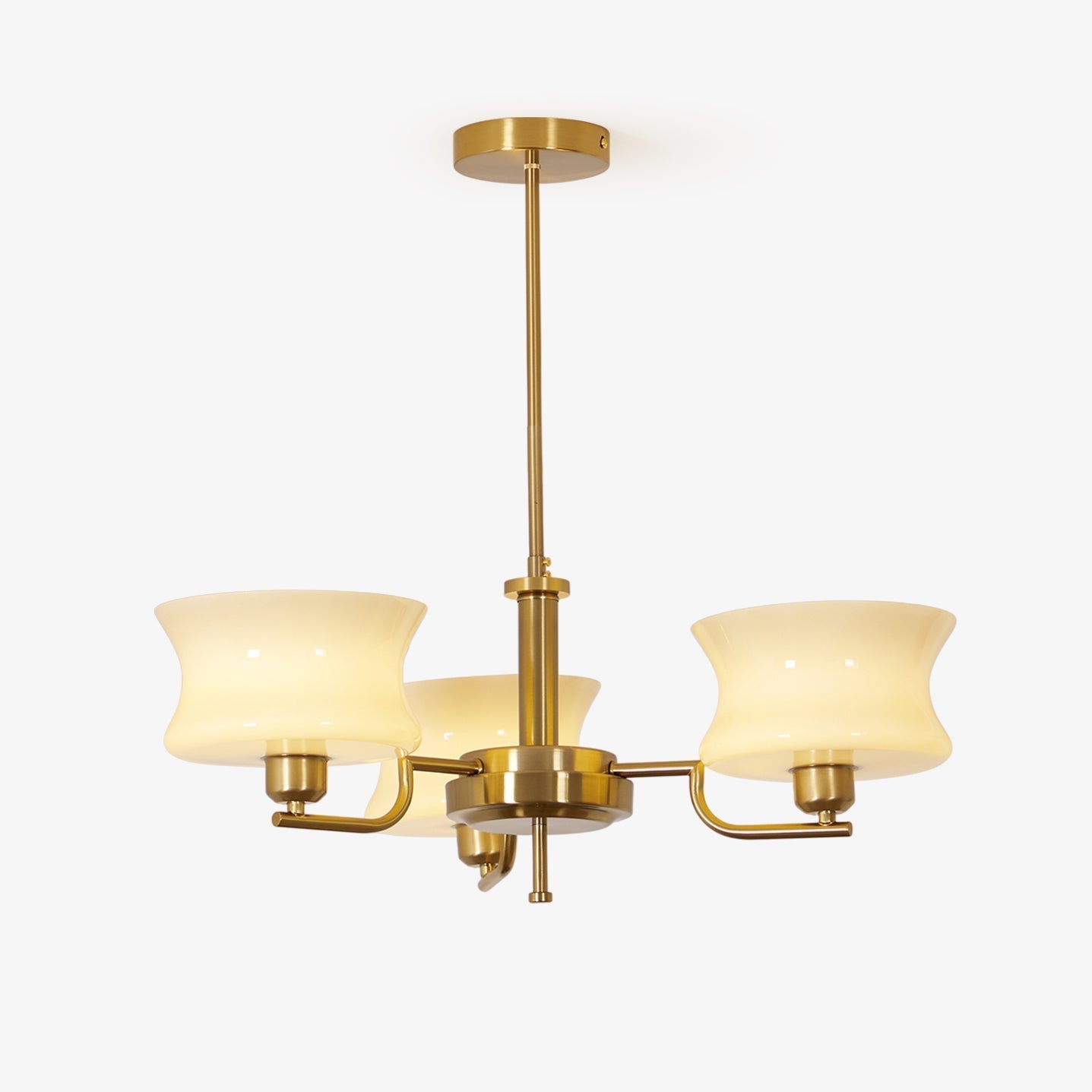 Kendroma | Antik-inspireret buet globus glas loftslampe