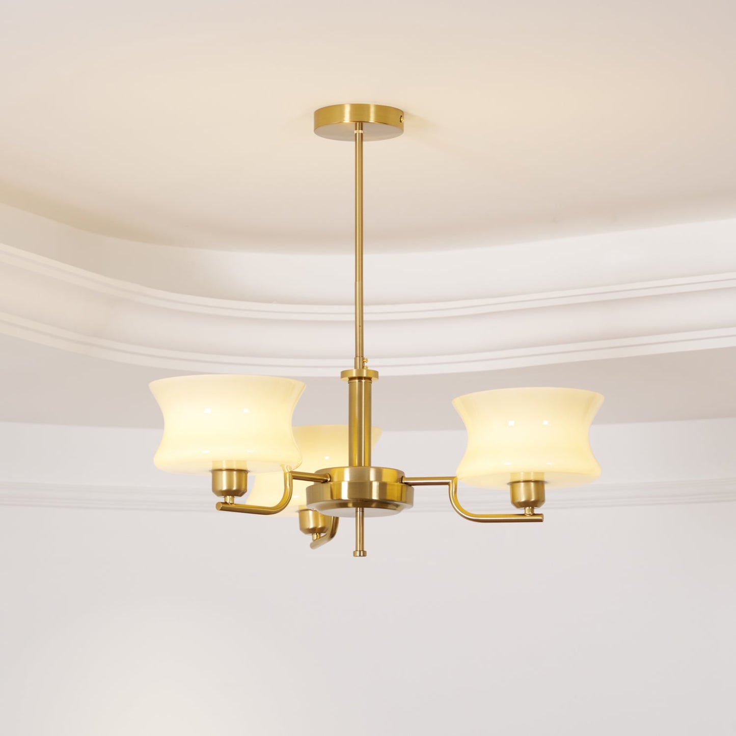 Kendroma | Antik-inspireret buet globus glas loftslampe