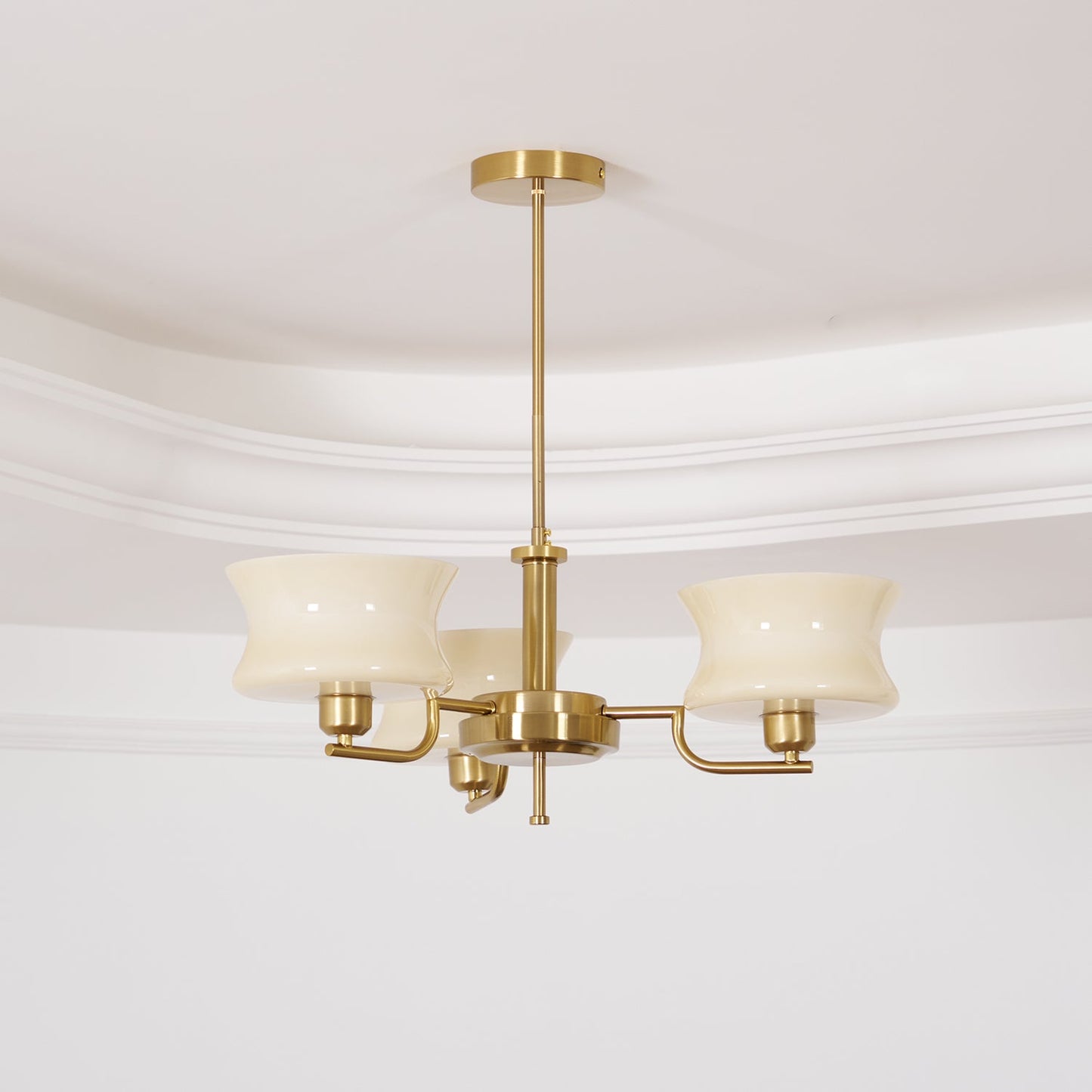 Kendroma | Antik-inspireret buet globus glas loftslampe