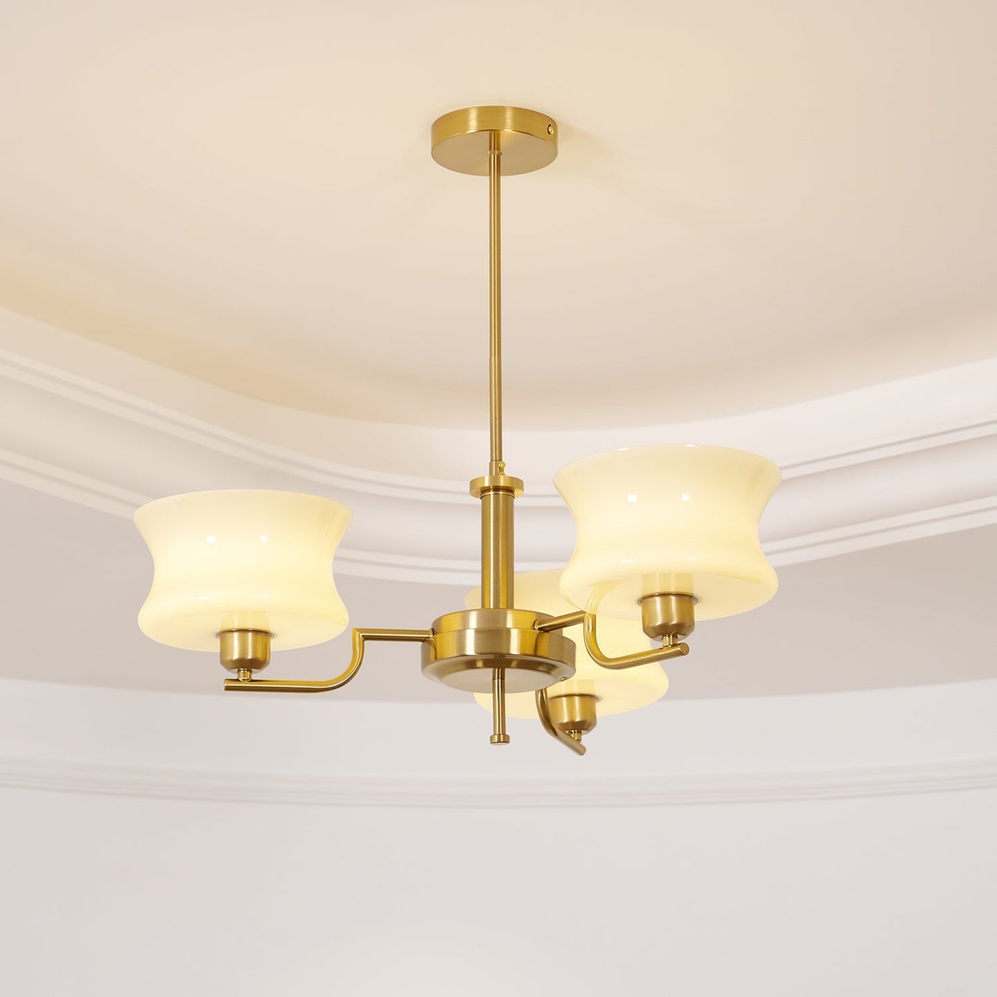 Kendroma | Antik-inspireret buet globus glas loftslampe