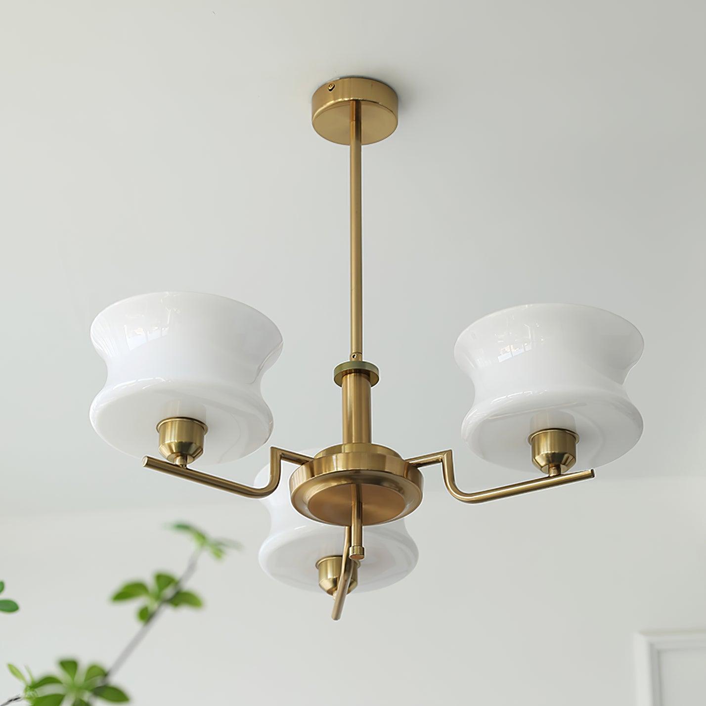 Kendroma | Antik-inspireret buet globus glas loftslampe