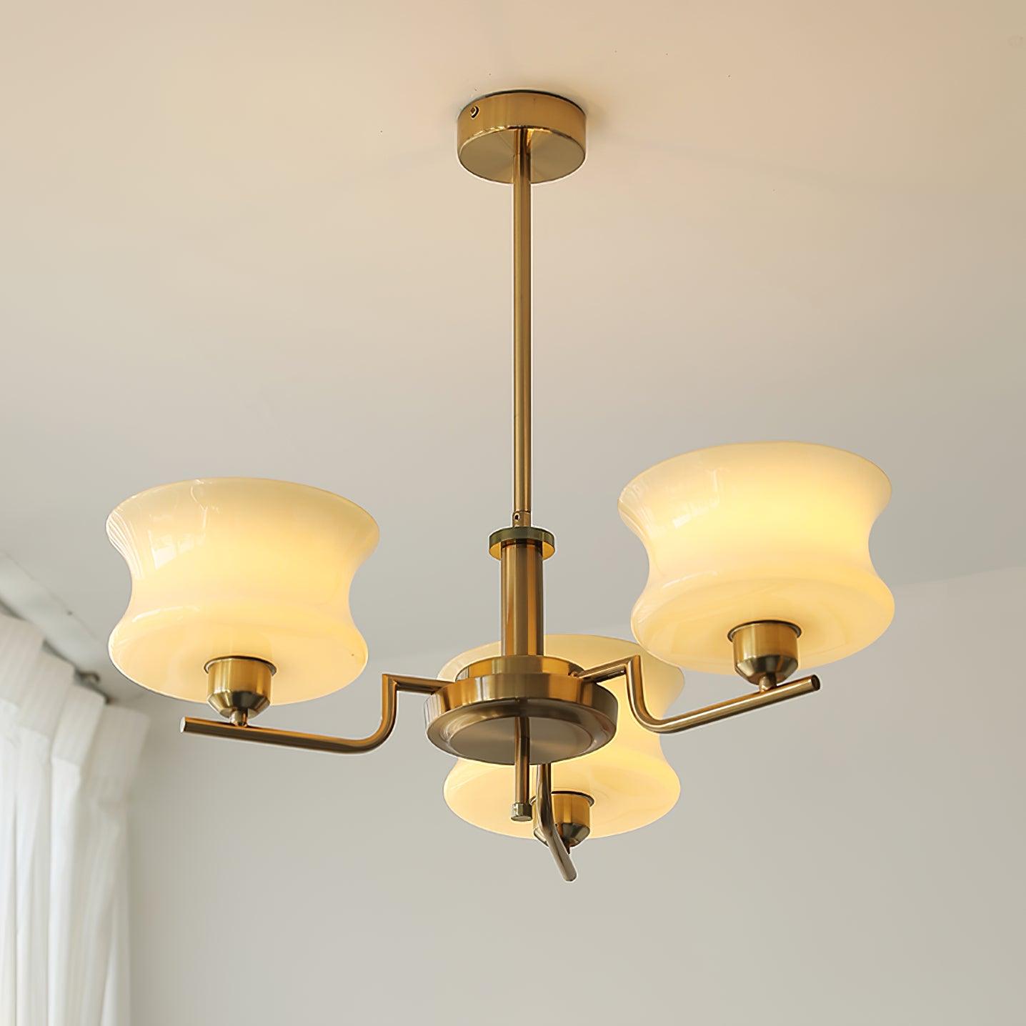 Kendroma | Antik-inspireret buet globus glas loftslampe
