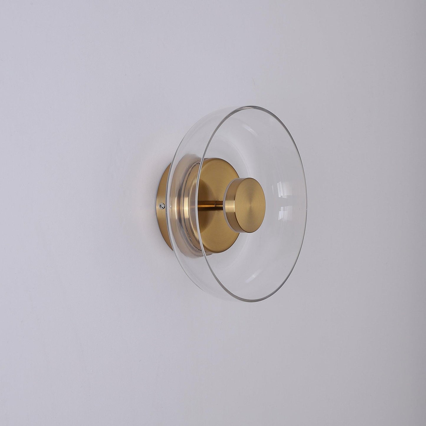 Luvia | Nordisk ribbet glas art deco væglampe