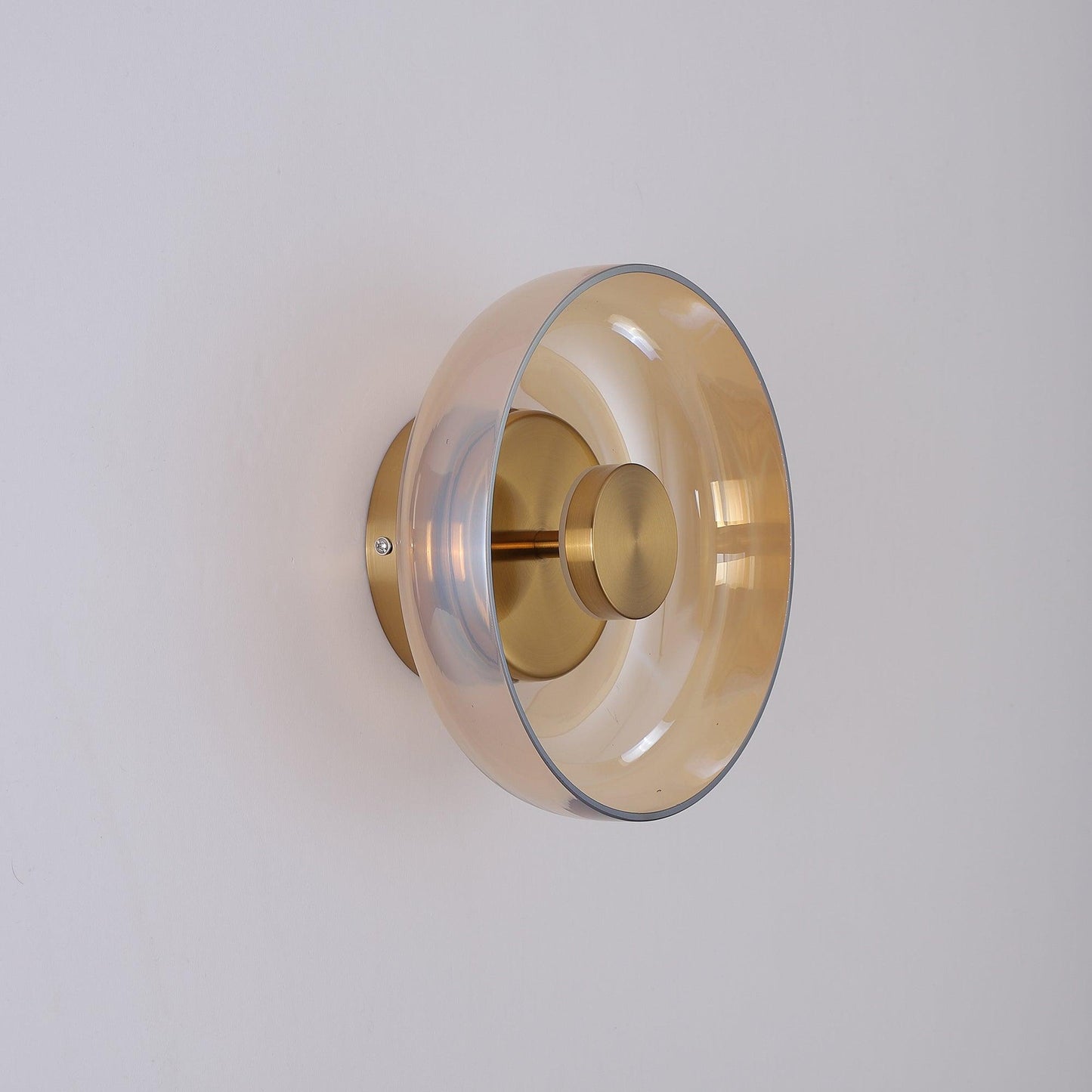 Luvia | Nordisk ribbet glas art deco væglampe