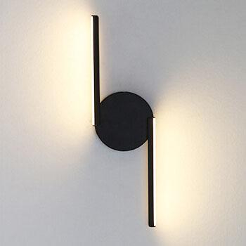 Buet bue silhuet minimalistisk halo glød væglampe