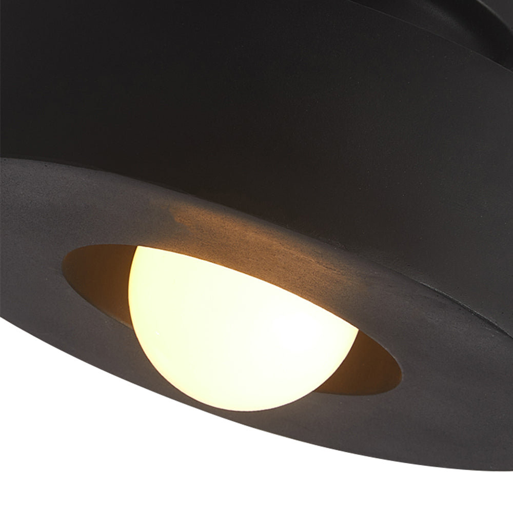 Nordisk geometrisk cylindrisk keramisk stil mat loftlampearmatur