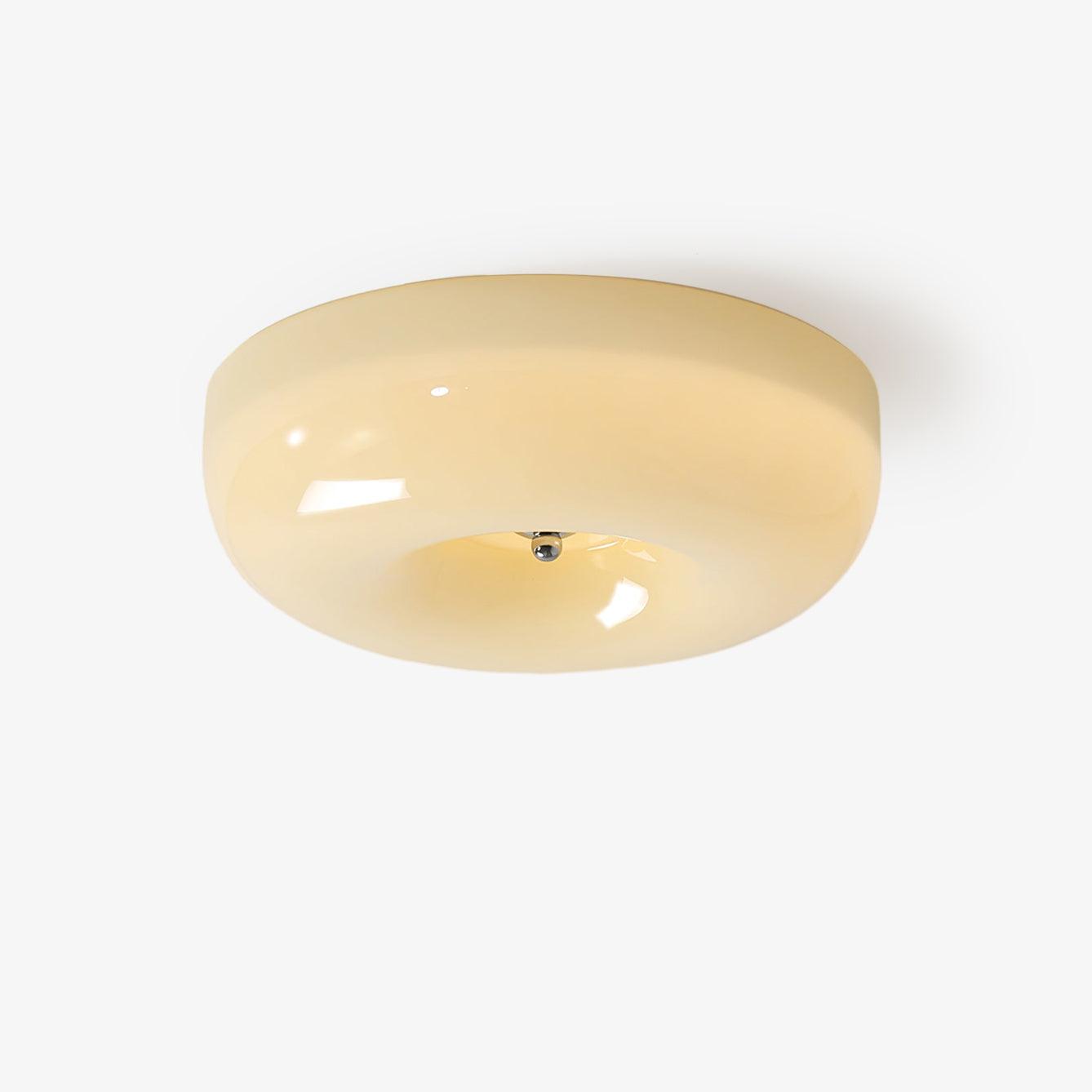 Belvonte | Rund frostet glas indbygget loftslampe