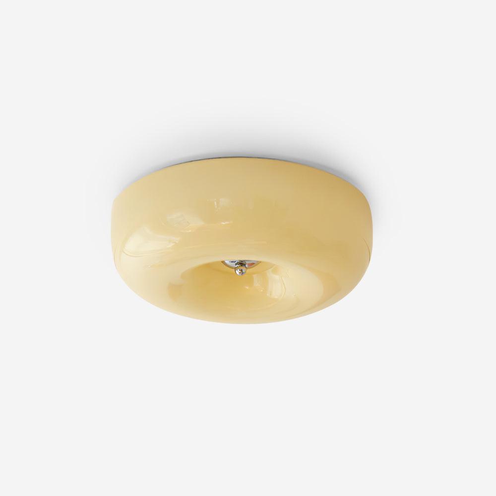 Belvonte | Rund frostet glas indbygget loftslampe