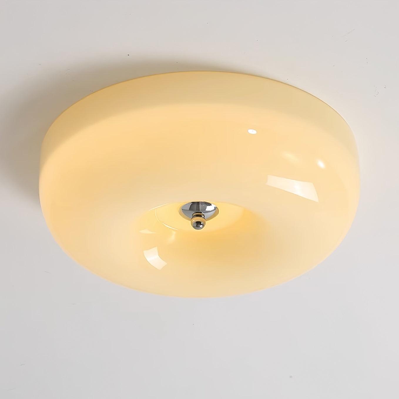 Belvonte | Rund frostet glas indbygget loftslampe