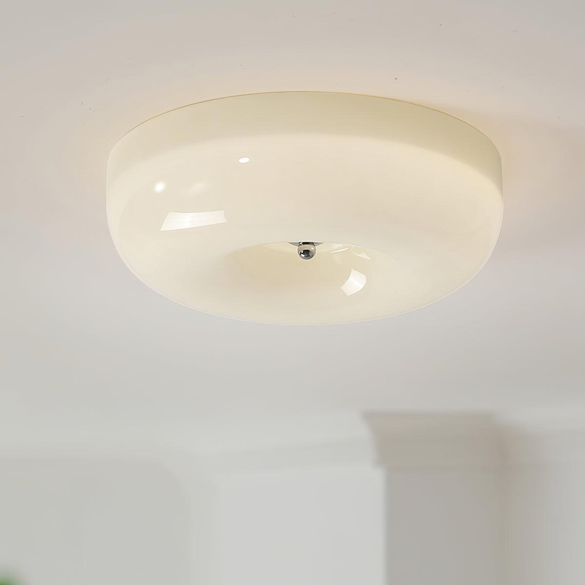 Belvonte | Rund frostet glas indbygget loftslampe