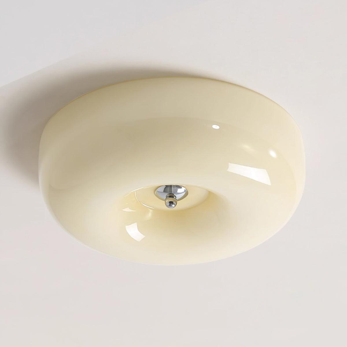 Belvonte | Rund frostet glas indbygget loftslampe