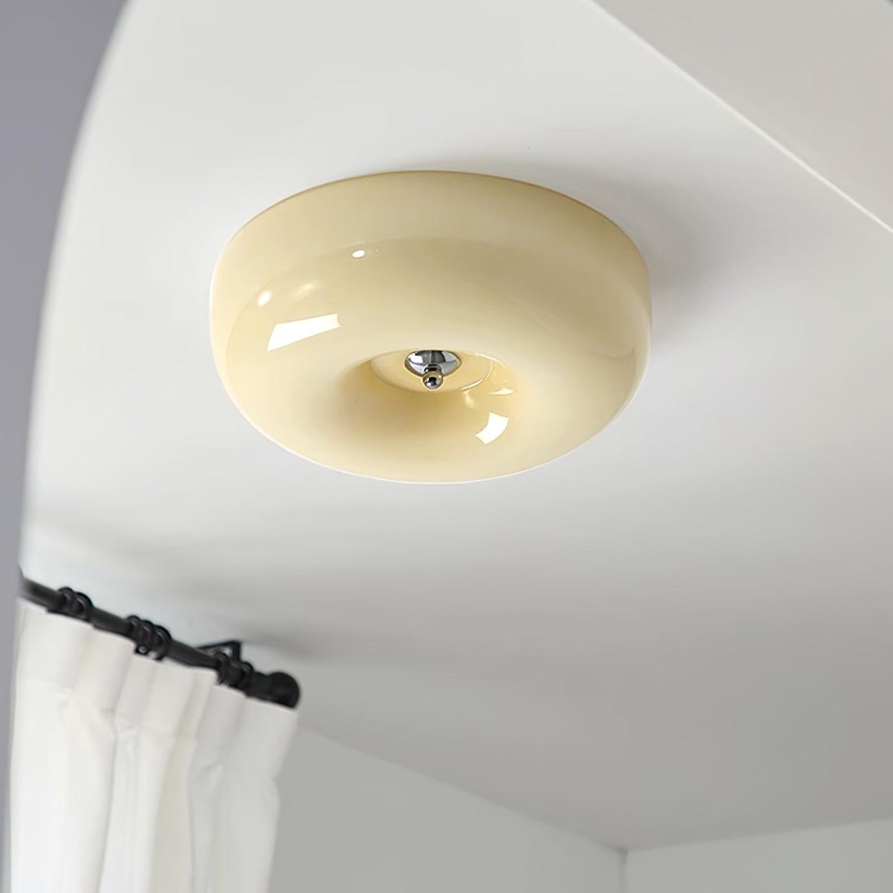 Belvonte | Rund frostet glas indbygget loftslampe
