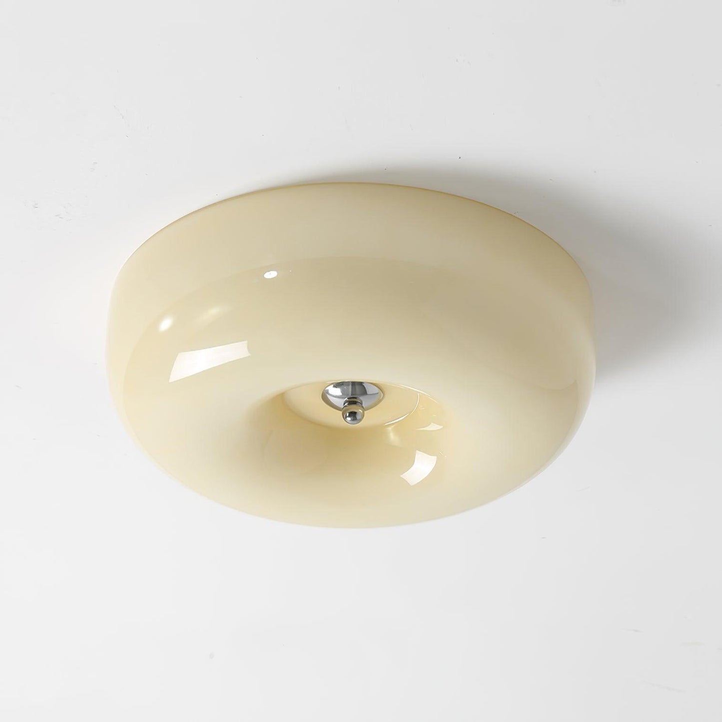 Belvonte | Rund frostet glas indbygget loftslampe