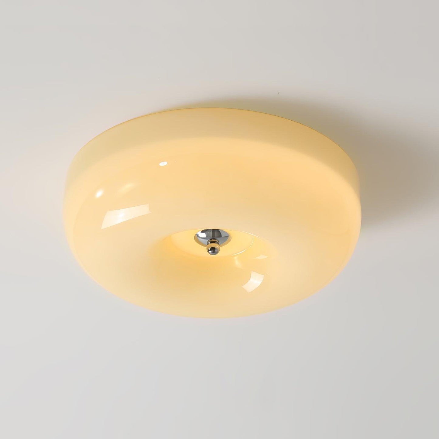 Belvonte | Rund frostet glas indbygget loftslampe