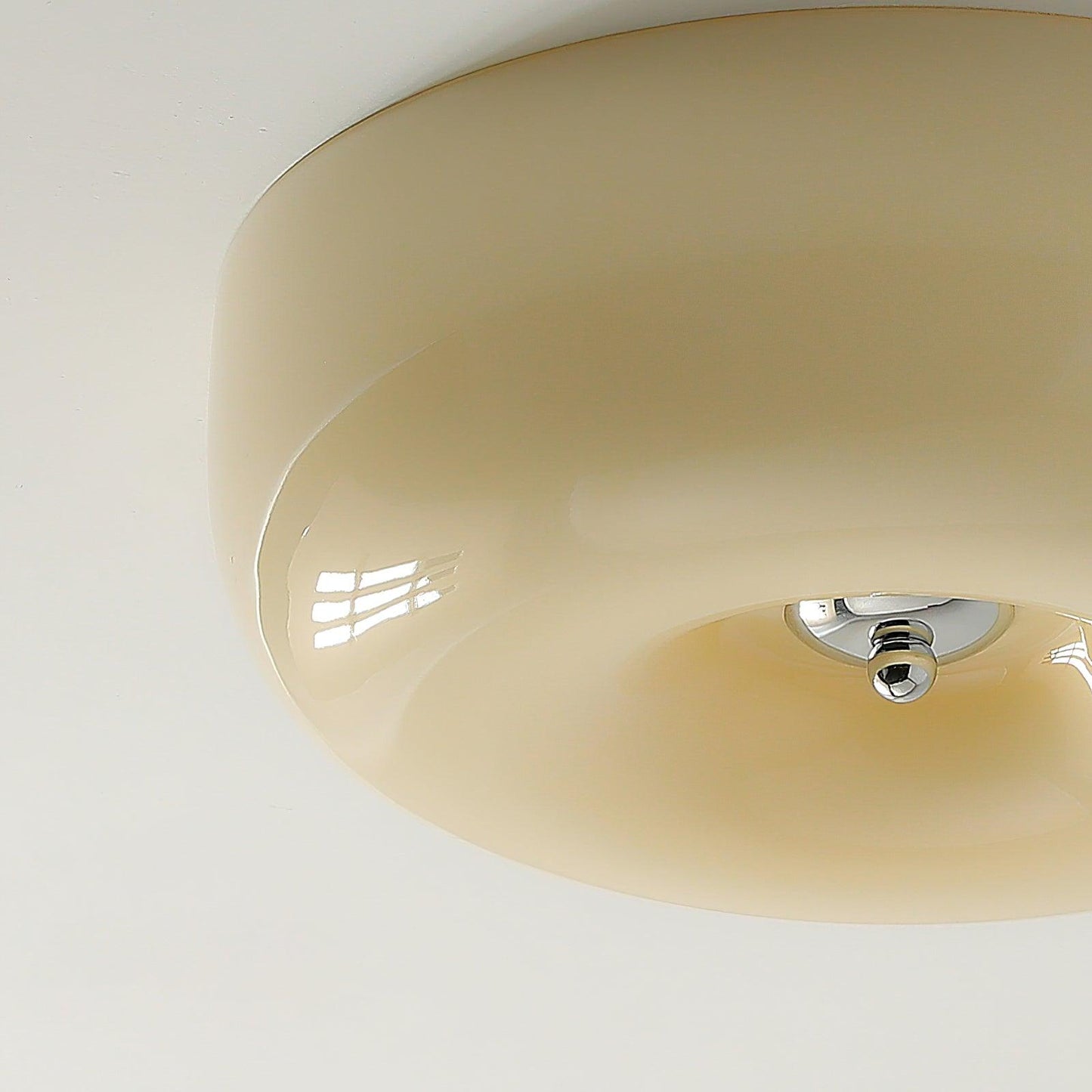 Belvonte | Rund frostet glas indbygget loftslampe