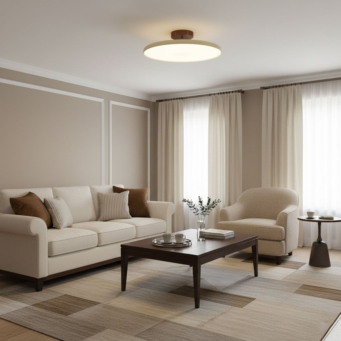 Brondela | Roterende Bue Minimalistisk Retningsbestemt Loftlampe