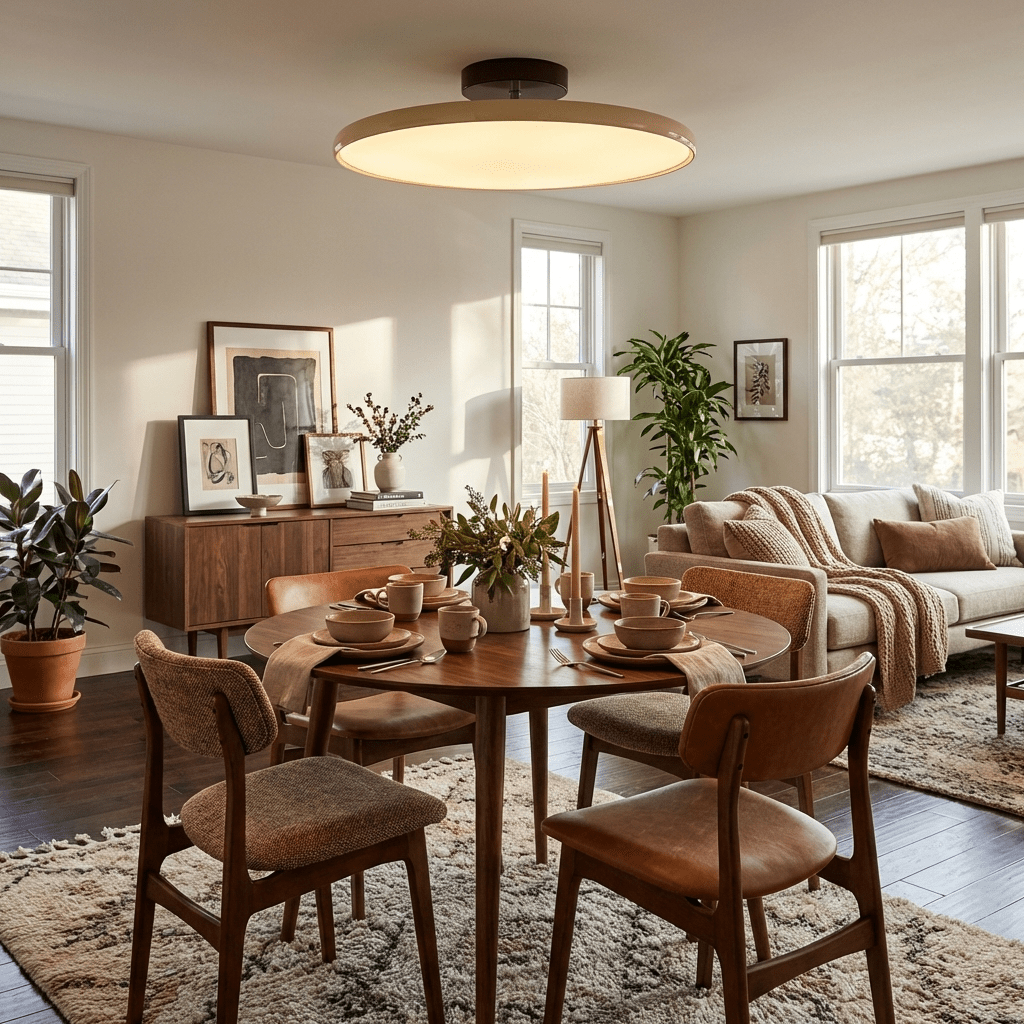 Brondela | Roterende Bue Minimalistisk Retningsbestemt Loftlampe