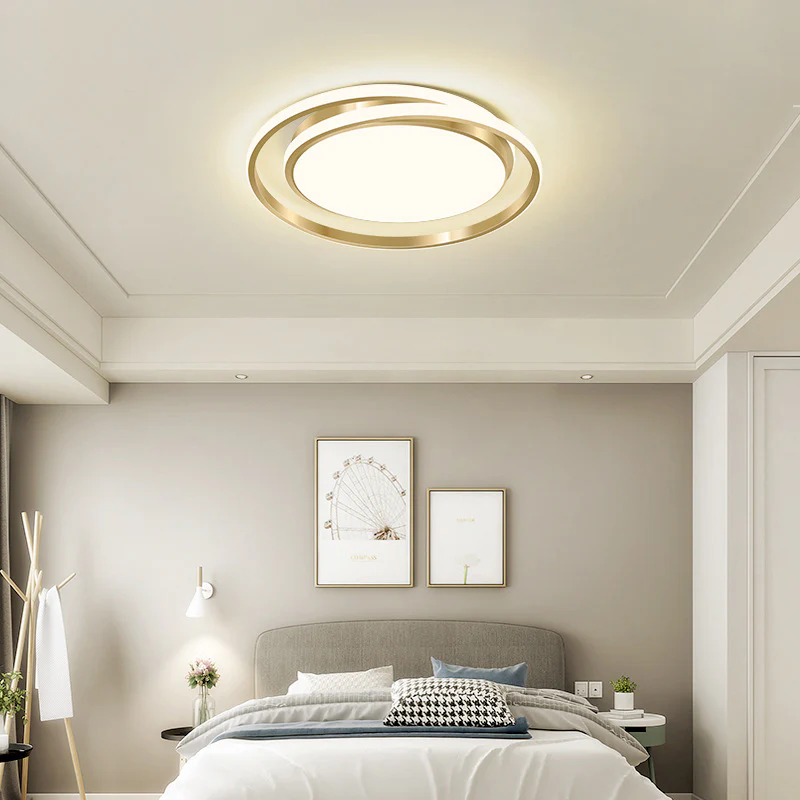 Halo | Moderne cirkulær flush mount loftslampe