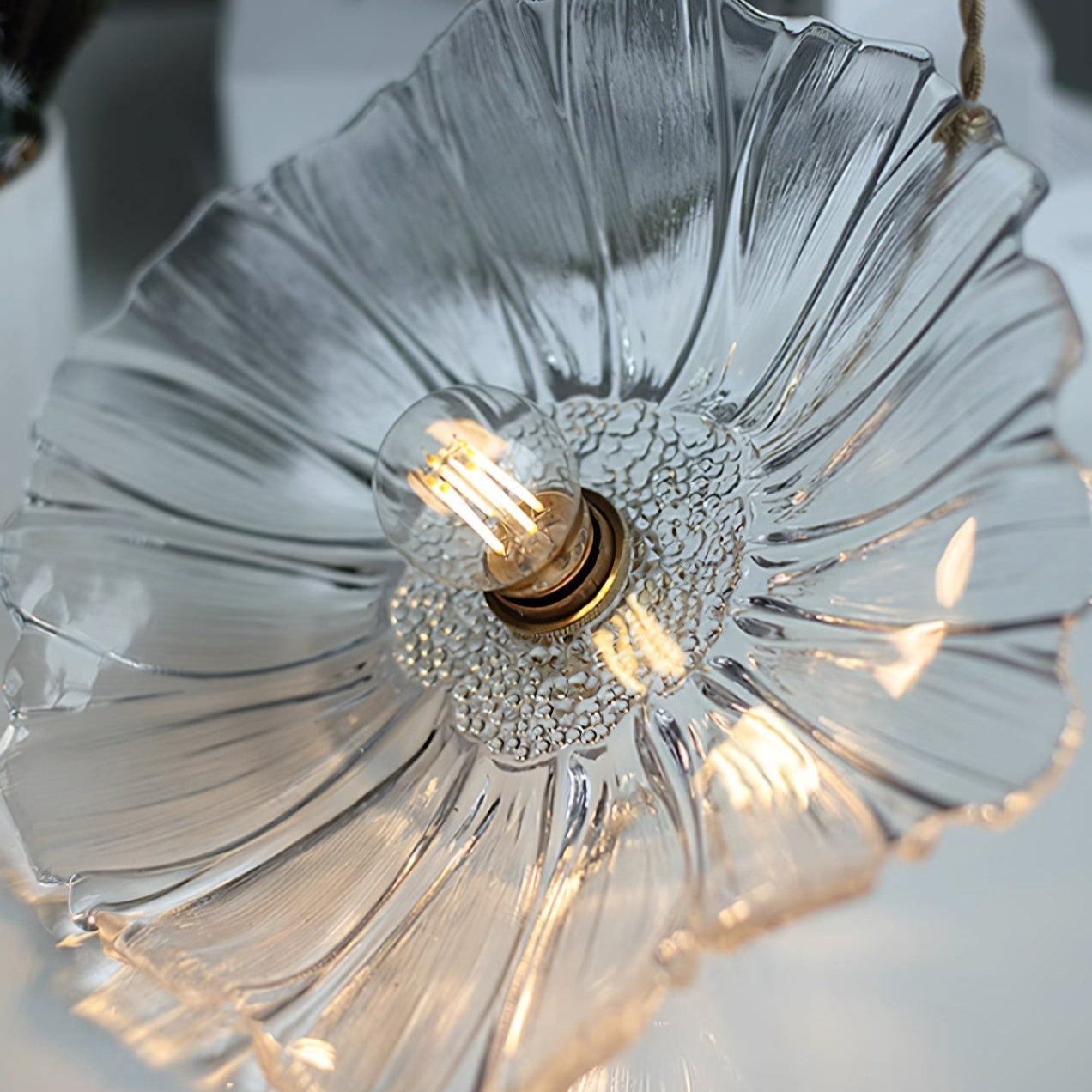 Floru | Luksuriøs blomster glas lofts- og pendellampe
