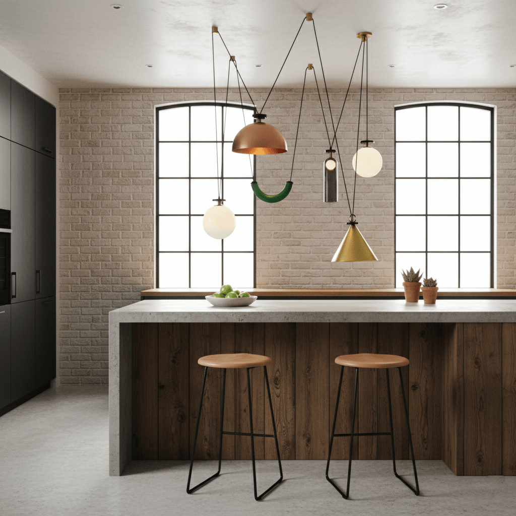 Vondisur | Minimalistisk geometrisk modulær pendellampe