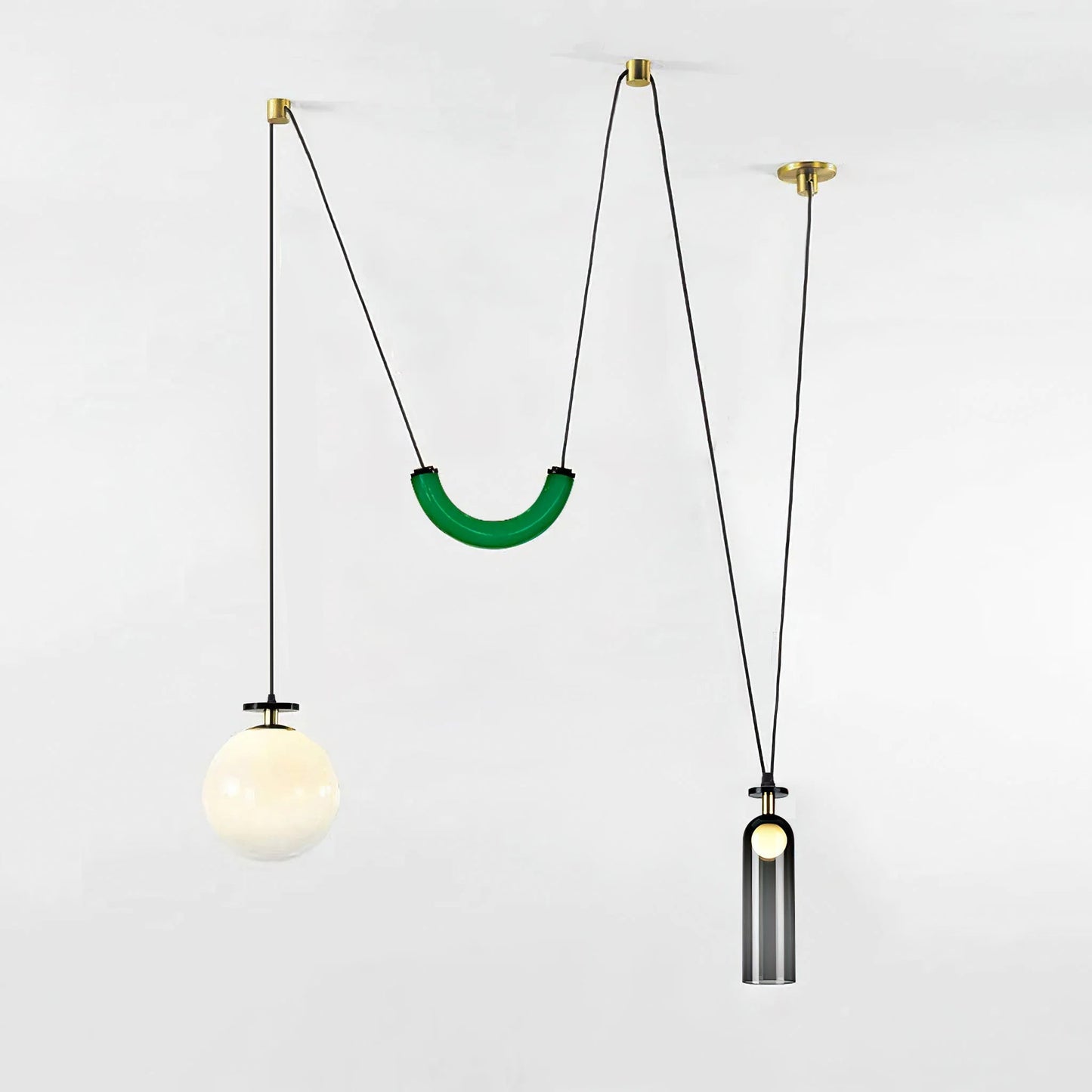 Vondisur | Minimalistisk geometrisk modulær pendellampe