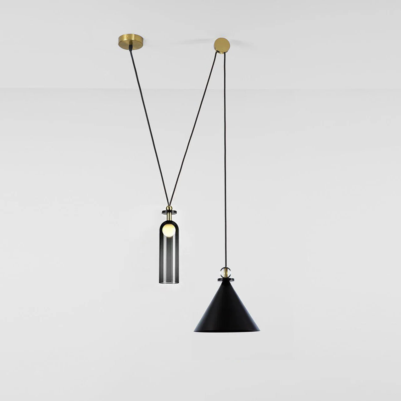 Vondisur | Minimalistisk geometrisk modulær pendellampe