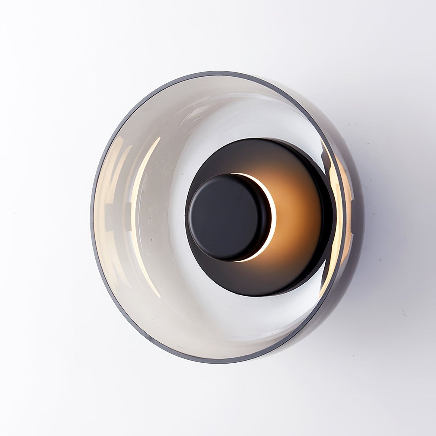 Luvia | Nordisk ribbet glas art deco væglampe