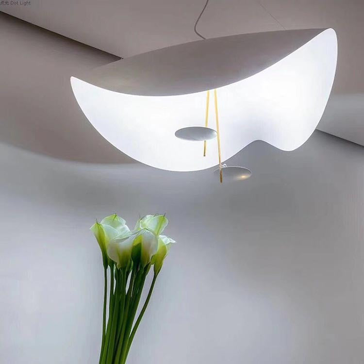 Elnari | Skulptureret blad-silhuet moderne pendel loftlampe