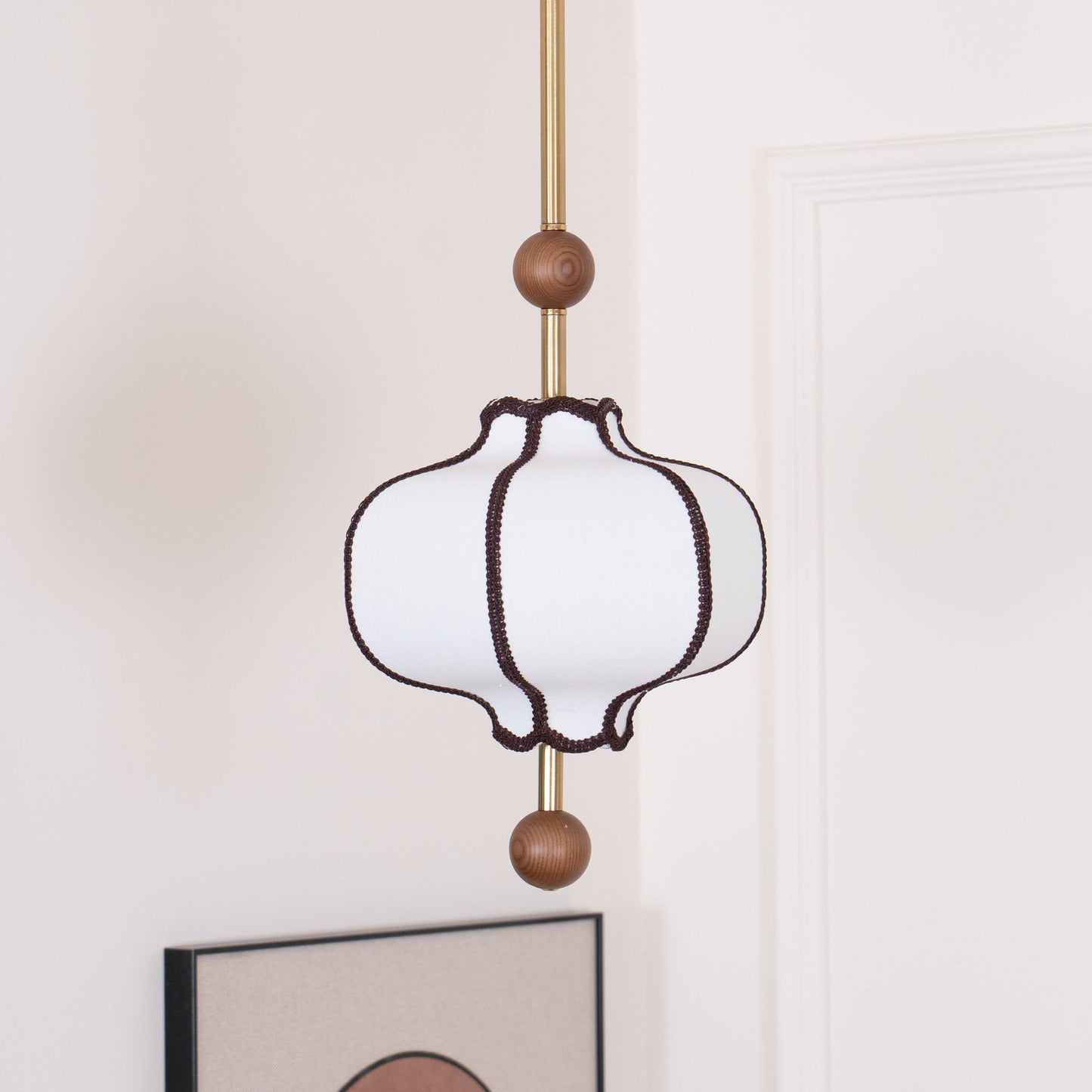 Kendrovy | Ribbede stof lanterne silhuet lofts pendellampe