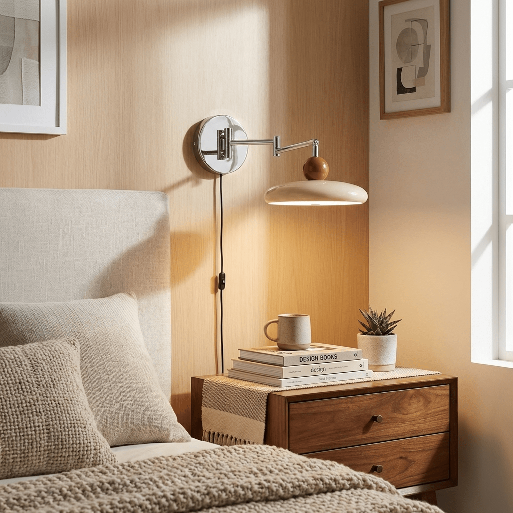Zondrak | Geometrisk rund fad monteret accent væglampe