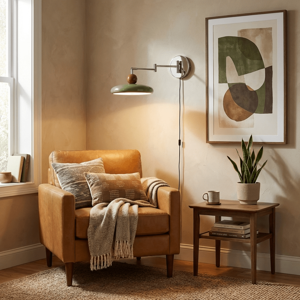 Zondrak | Geometrisk rund fad monteret accent væglampe