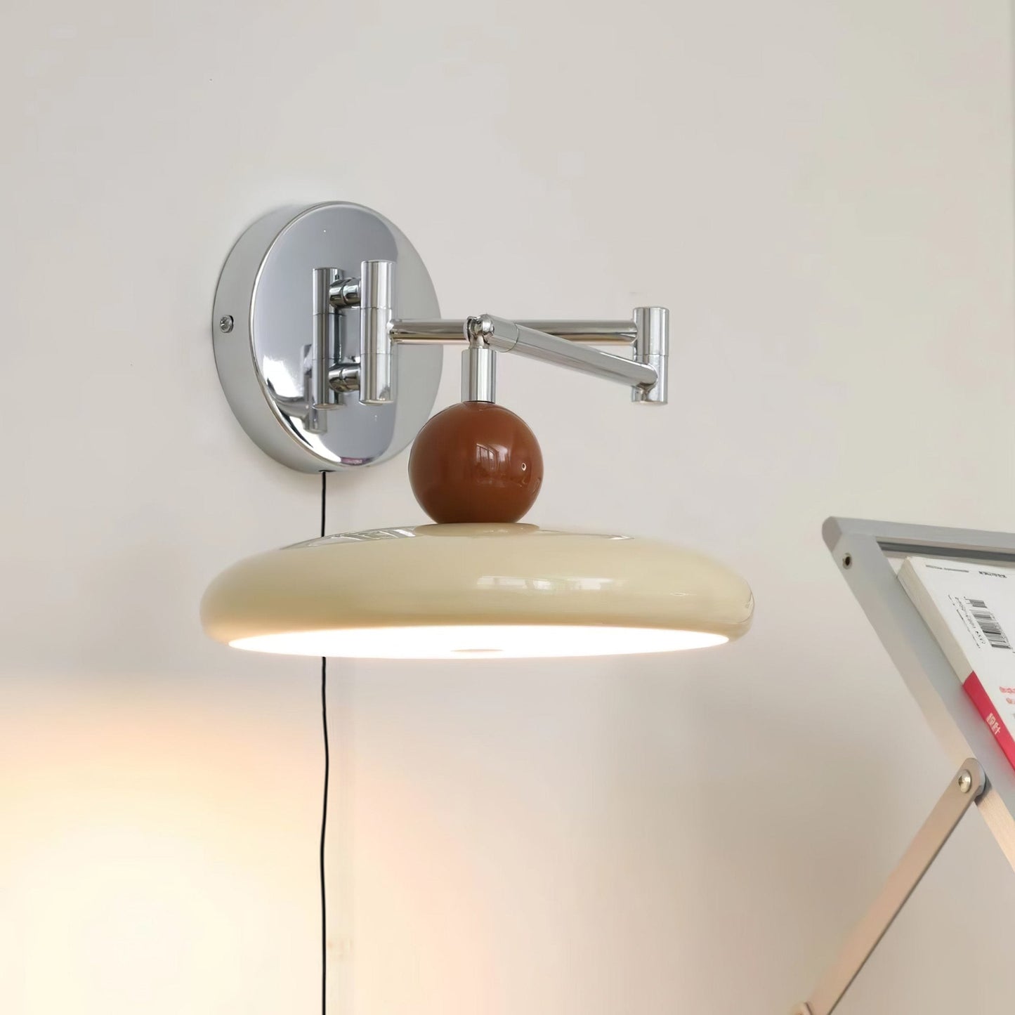 Zondrak | Geometrisk rund fad monteret accent væglampe