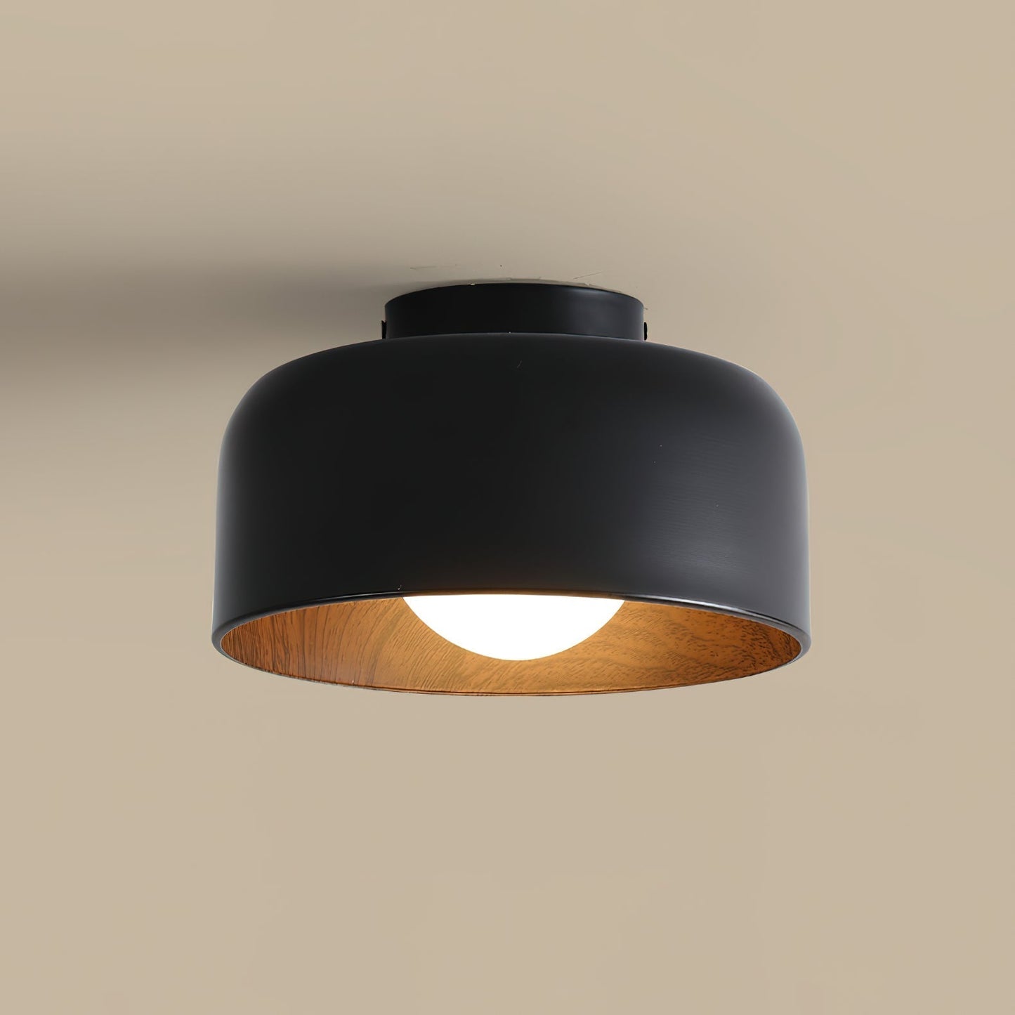 Vervante | Arkitektonisk buet træstruktur tekstureret loftslampe
