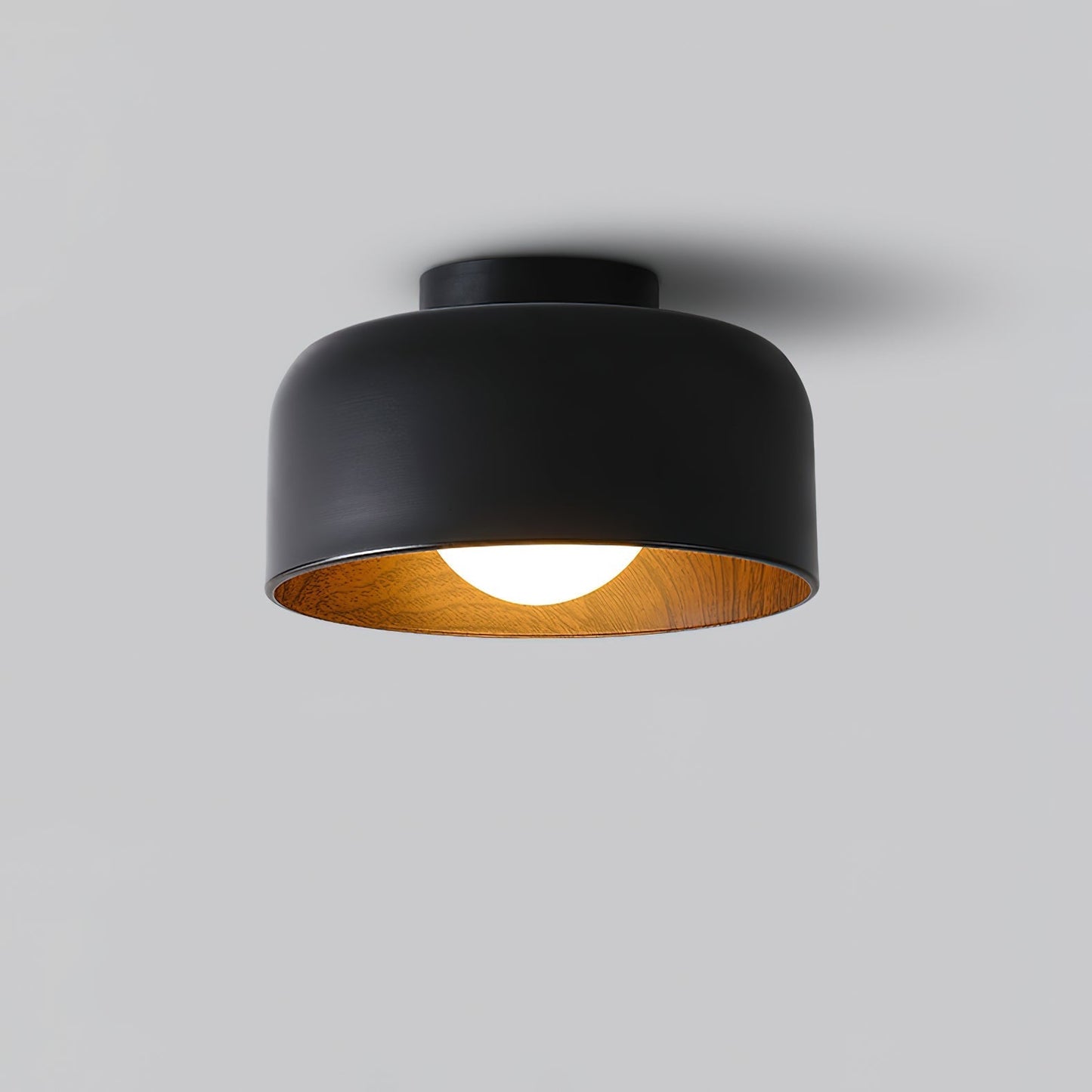 Vervante | Arkitektonisk buet træstruktur tekstureret loftslampe