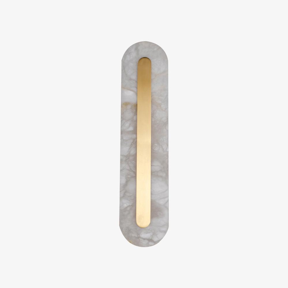 Corinthia | Alabaster cylindrisk gennemsigtig stenvæglampe