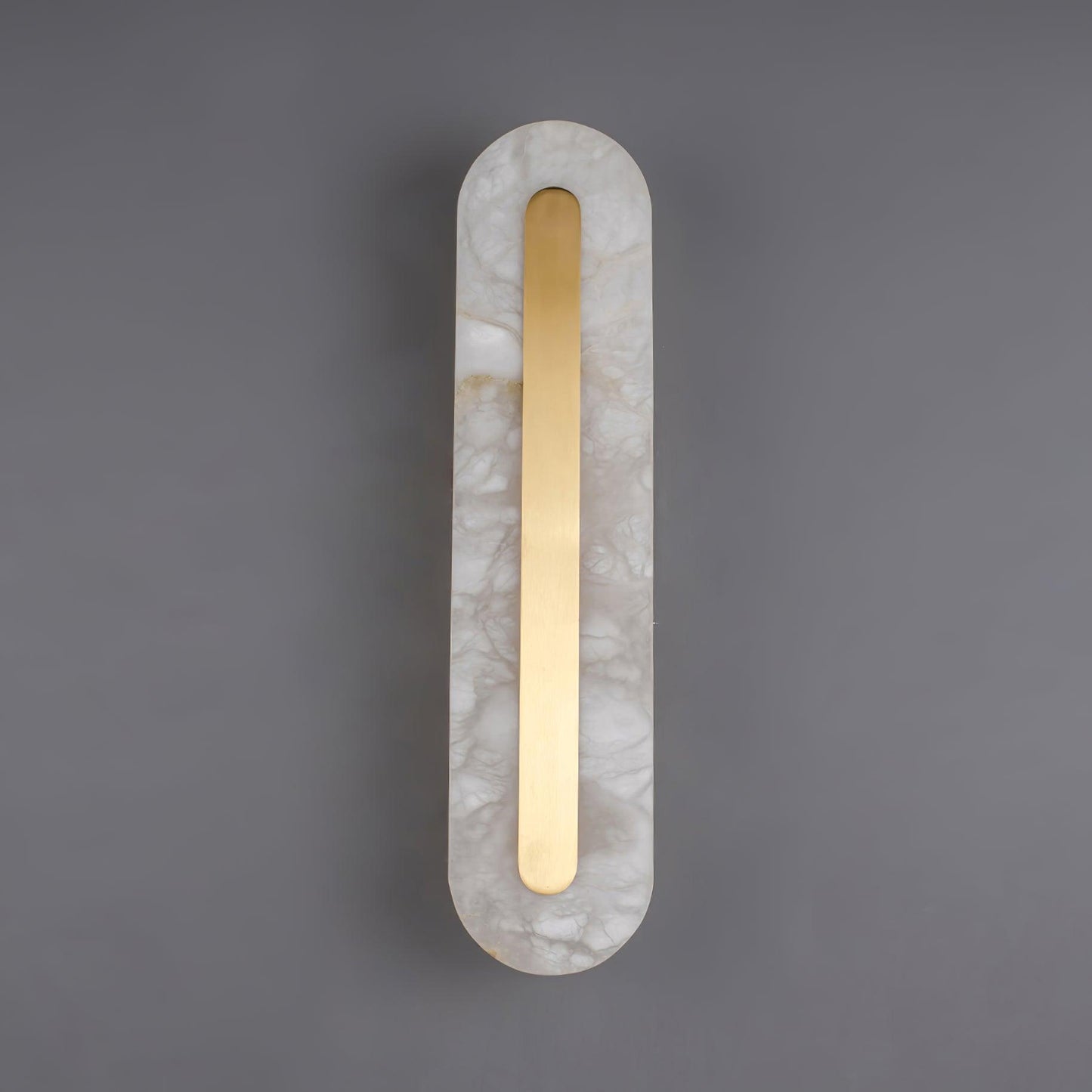 Corinthia | Alabaster cylindrisk gennemsigtig stenvæglampe
