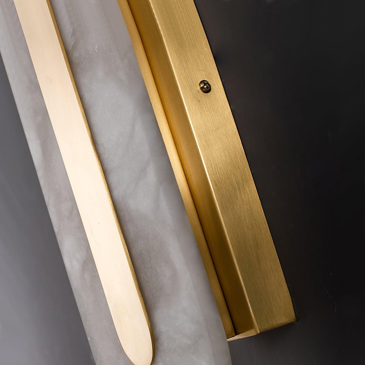 Corinthia | Alabaster cylindrisk gennemsigtig stenvæglampe