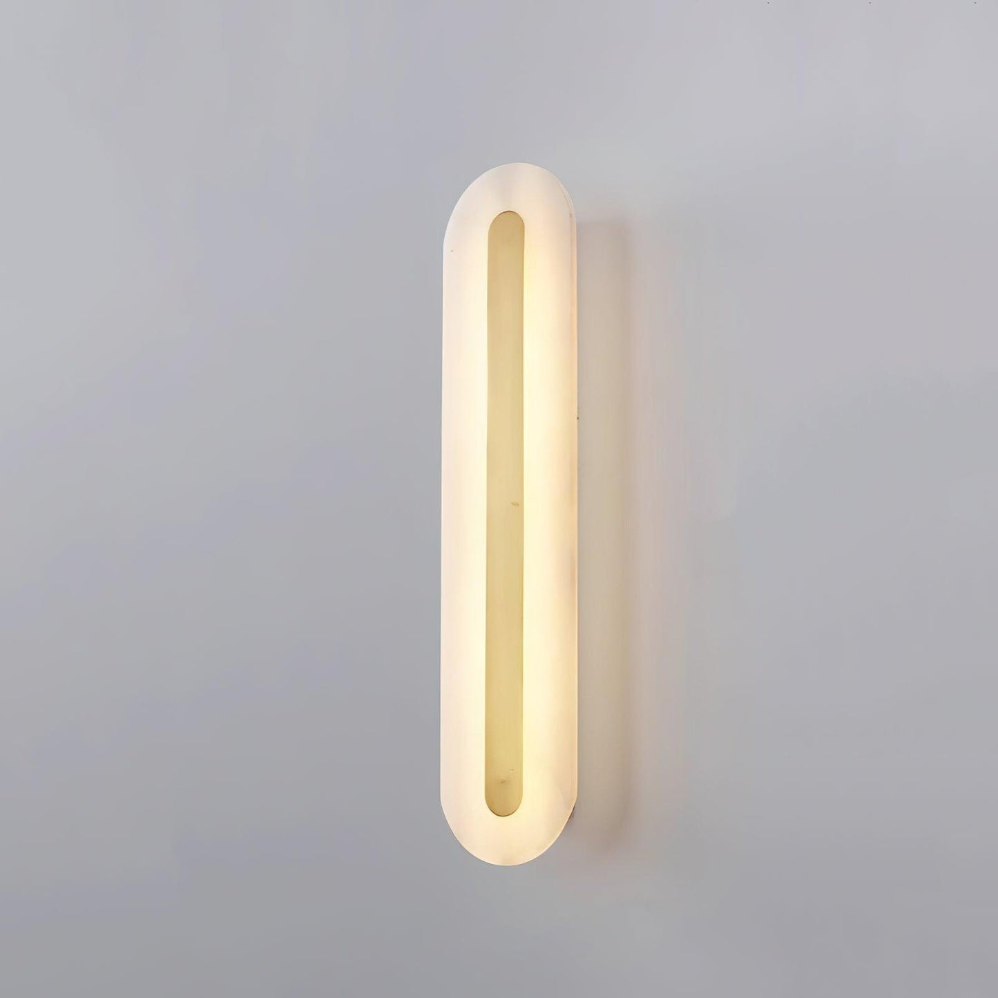 Corinthia | Alabaster cylindrisk gennemsigtig stenvæglampe